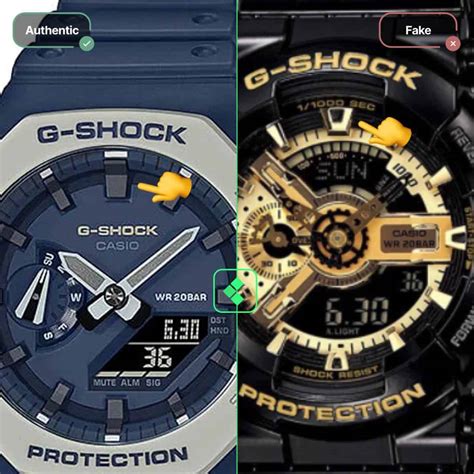 g shock watch real vs fake|authentic g shock.